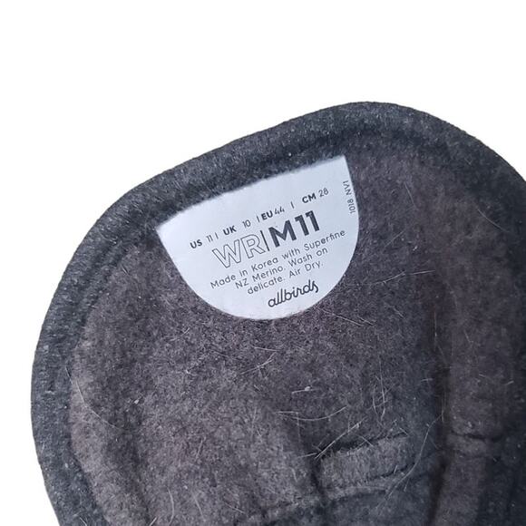 Allbirds Wool Runners Gray Size 11 - Picture 6 of 6